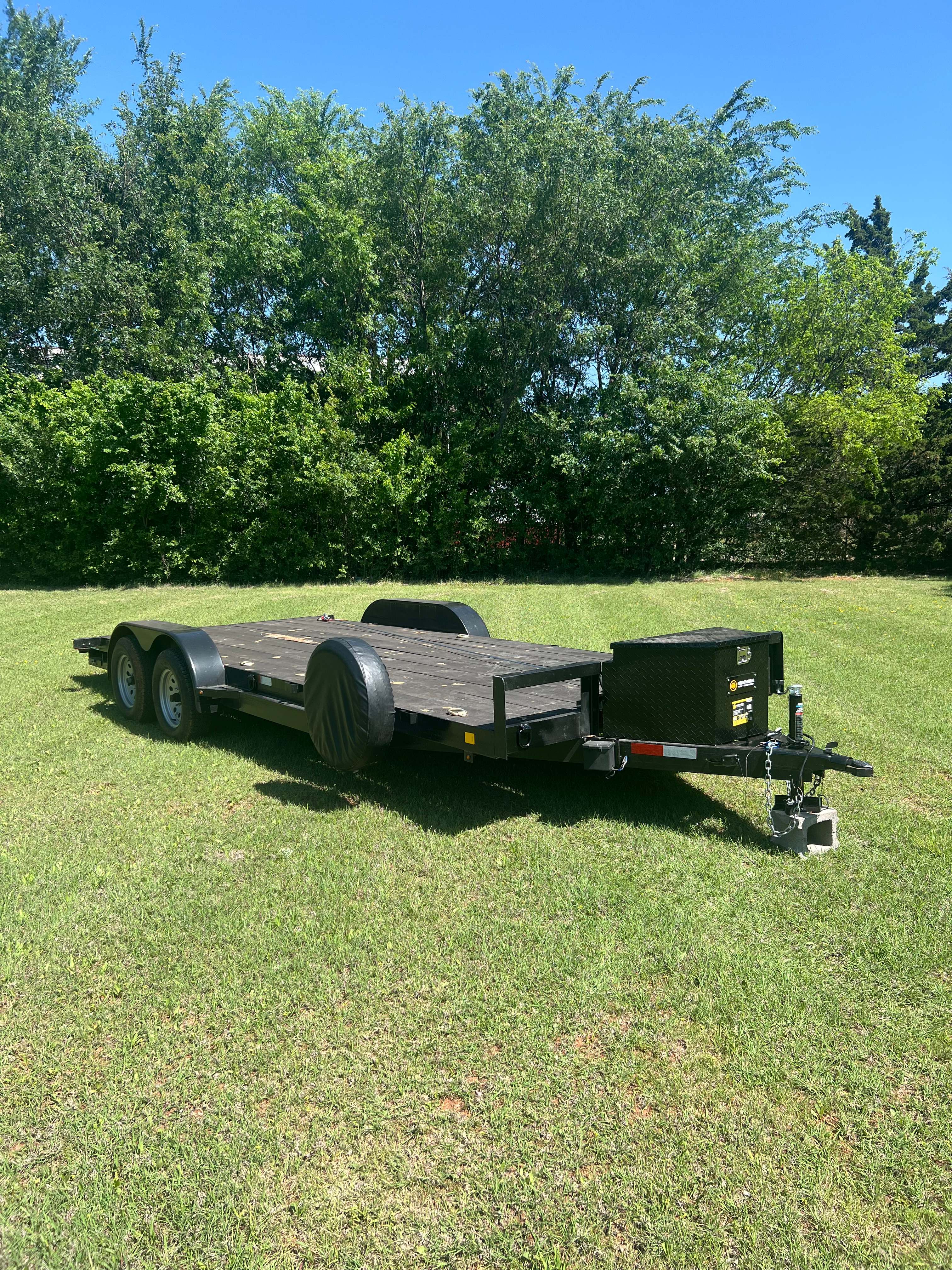 83" x 20' Car Hauler Trailer for rent in Blanchard, Oklahoma – WrightWay Trailer Rentals